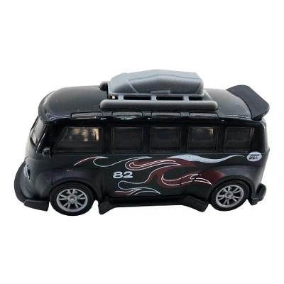 Mini Carrinho Pull Back Garagem S.a. Turbo Aventura - Preta 82