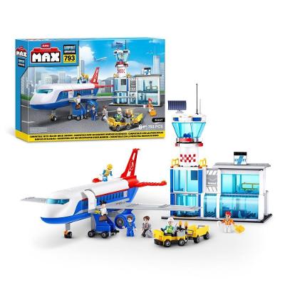 Blocos De Montar Max City Aeroporto 793 Peças