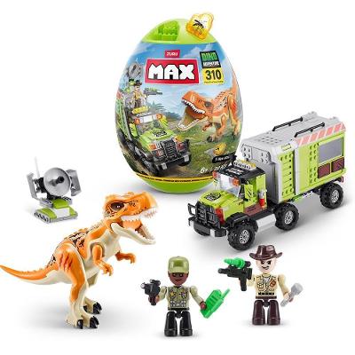 Blocos De Construção Max, Candide, Dino Adventure 310 Peças