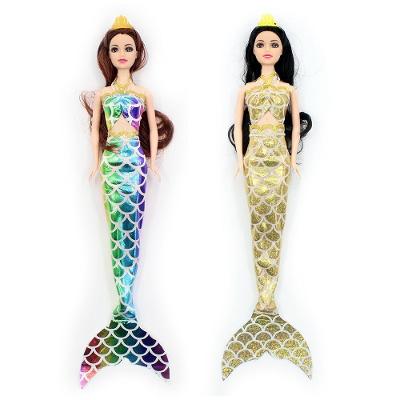 Kit C- 2 Bonecas Dream Doll Sereia - Colorida + Dourada
