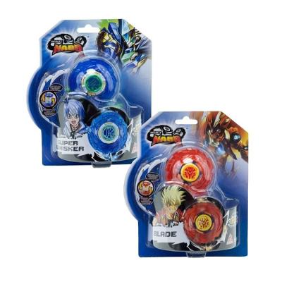 Kit 2 Peões De Batalha Infinity Nado Plastic Series - Azul (3900a) + Vermelho (3900v)