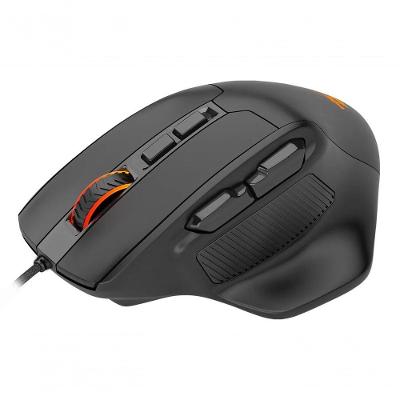 Mouse Gamer Redragon 12400 Dpi Usb 7 Botões M806-rgb - Preto