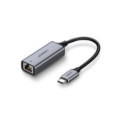 Adaptador Ugreen Usb-c 3.1 Porta Ethernet Rj45 Cm199 - Cinza
