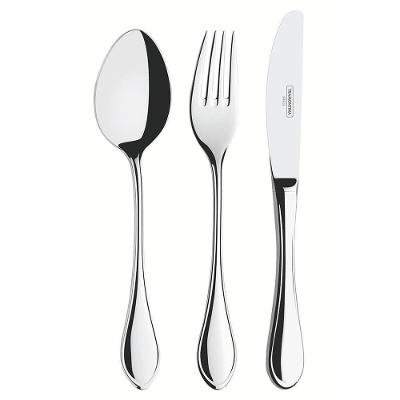 Faqueiro Tramontina Italy Em Aço Inox Acabamento Alto Brilho Sem Estojo 130 Peças 66932423