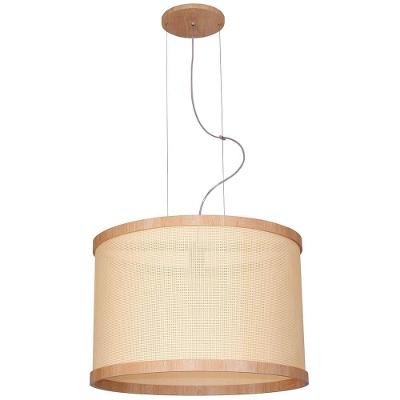 Pendente Muller Straw Natural E27 1 Lâmpada 2560na