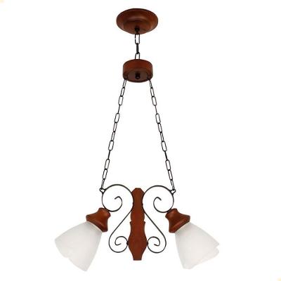 Lustre Muller Country 2 Lâmpadas Envelhecido 942e