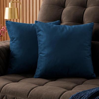 Almofadas Kit Plumie. De 45x45cm 2 Uni Velusoft Cama Inbox Azul