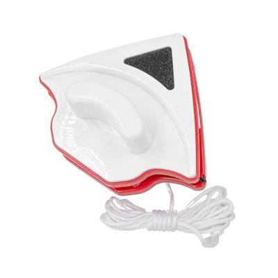 Limpador De Vidros Magnetico Para Janelas Vidraças Facil O Uso - Vermelho