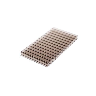Chapa De Policarbonato Alveolar Bronze 6mm - 1,05m X 6,00m - Sabic Bronze: 35% De Transmissão De Luz
