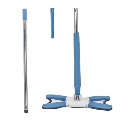 Mop Rodo De Limpeza Giratorio Retangular Ajustavel Retratil - Azul Escuro