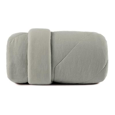 Edredom King Altenburg Malha Fio Penteado Cinza Platinum