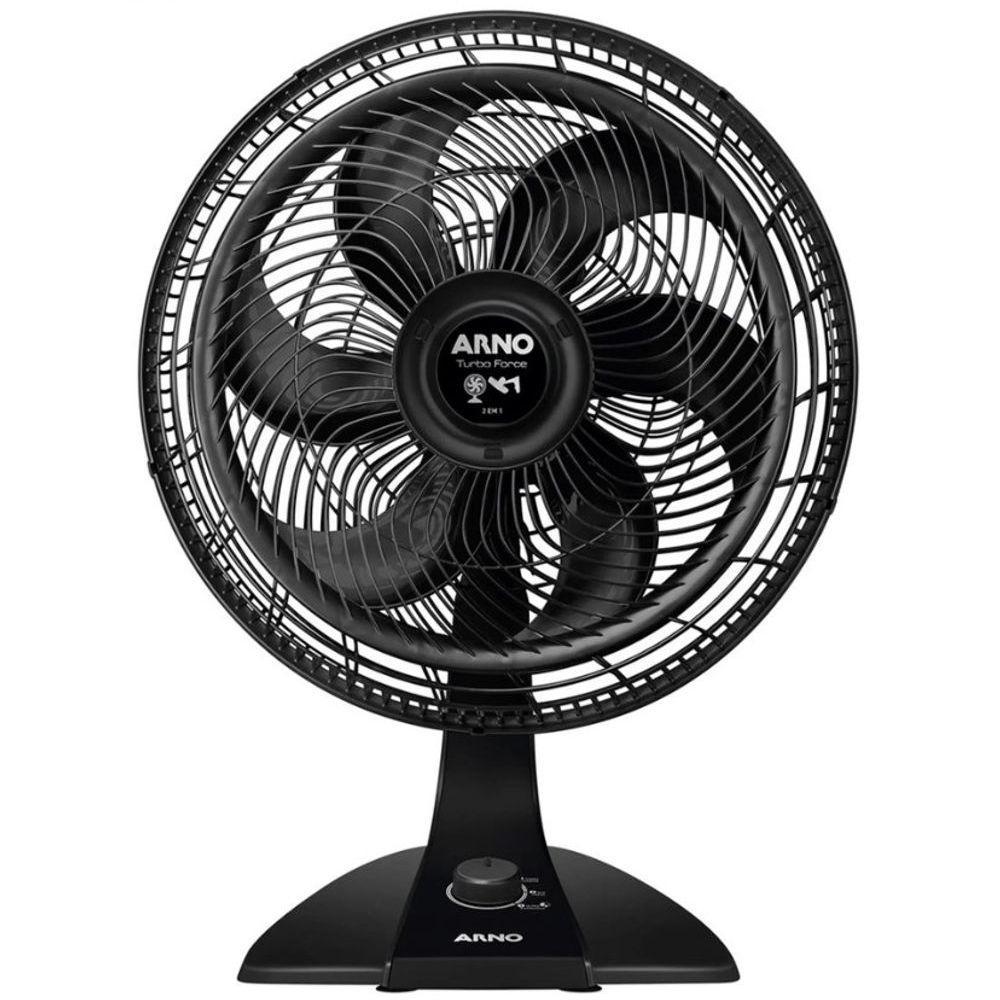 Ventilador Arno 40cm Turbo Force 2 Em 1 Vf42 - Preto 220V - 1