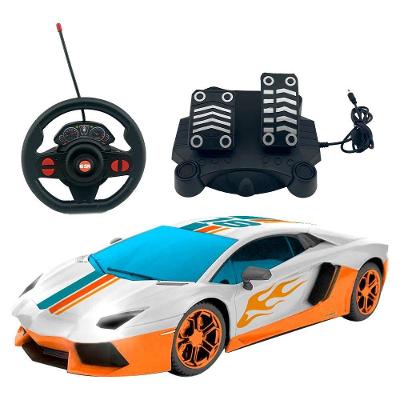 Carrinho Controle Remoto 7 Funções Garagem Sa Prime Racer