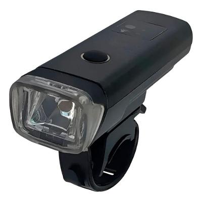 Farol Lanterna Dianteira Led Branco Para Bicicleta Bike - Luz Branca Com 3 Funções