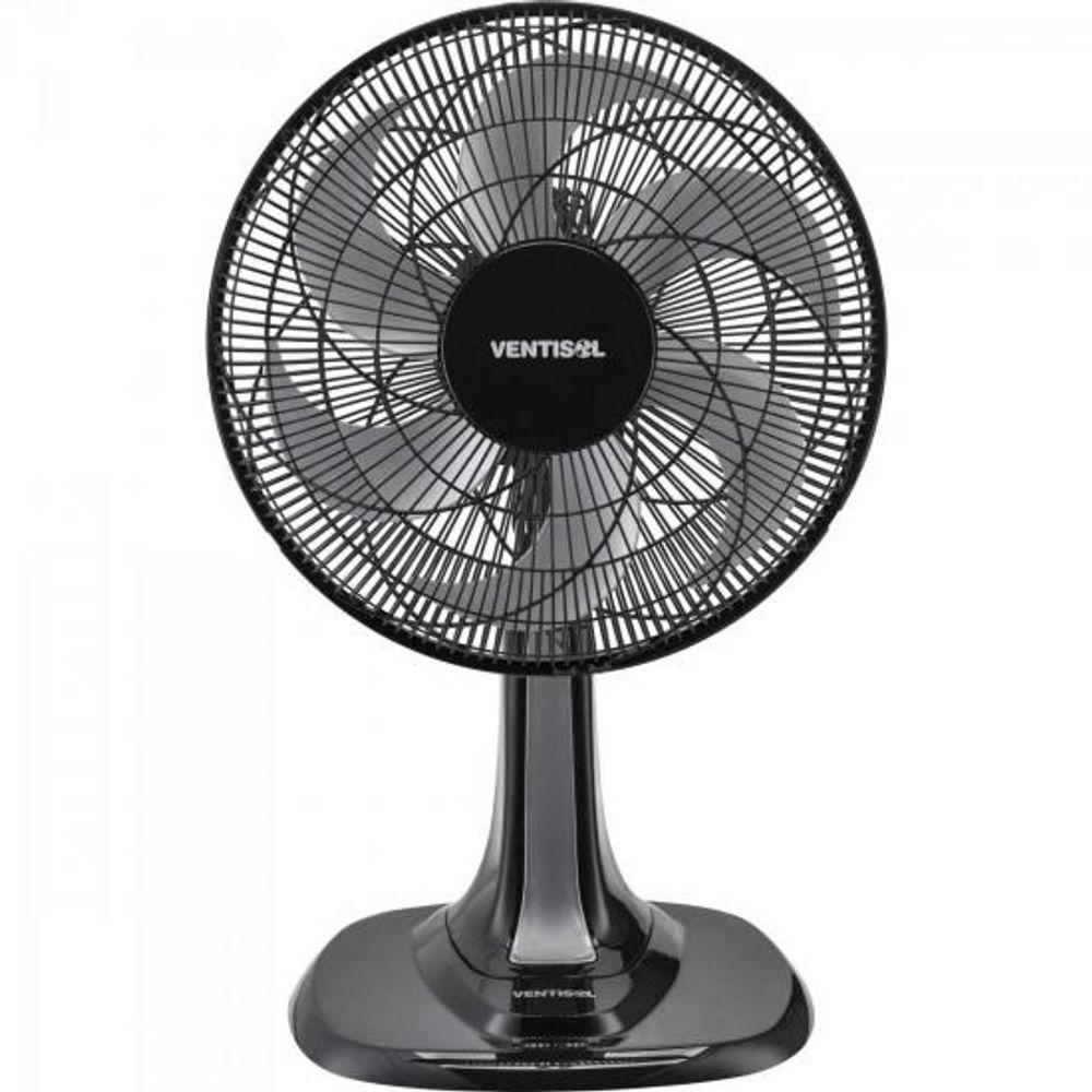 Ventilador De Mesa 30 Cm Com 6 Pas 220V Turbo 6 Preto/Cinza Ventisol - 1