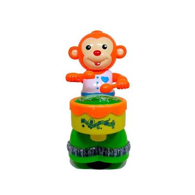 Macaquinho Músico Brinquedo Infantil Tambor Luzes Sons