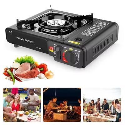 Fogareiro Camping Automatico Fogao Portatil A Gas Butano Cartucho Praia Pesca Acampamento Cook