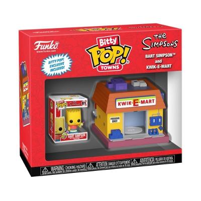 Bitty Pop! Town Os Simpsons - Bart Simpson E Kwik-e-mart