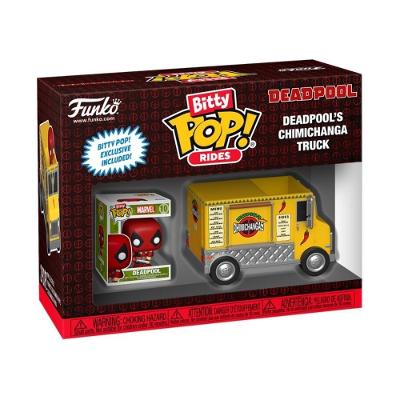 Bitty Pop! Town Marvel - Deadpool E Caminhão Chimichanga