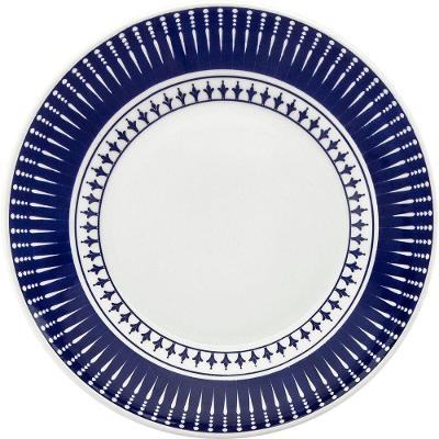 Kit 4 Pratos De Sobremesa Biona Colb Oxford® Cerâmica 19 Cm.