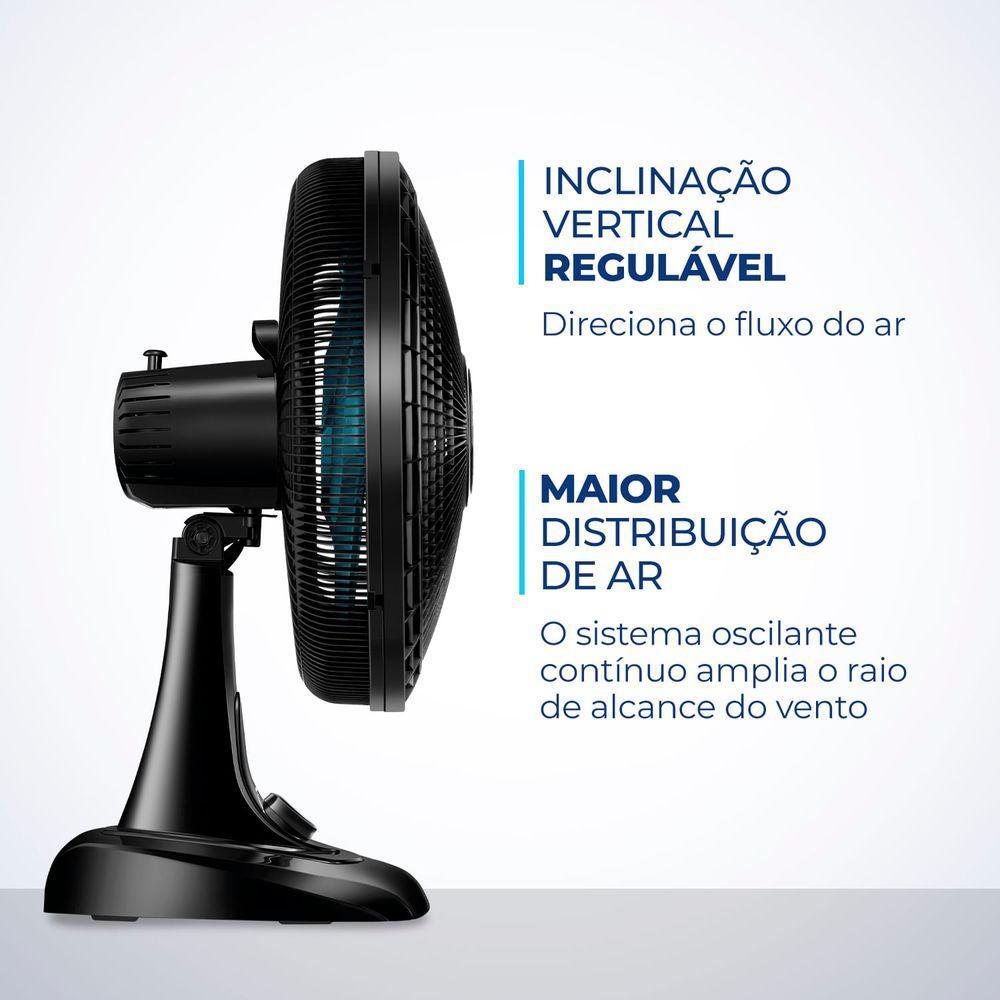 Ventilador De Mesa Mondial - 06 Pás - Vsp-40-ap Vent 40cm Vsp-40-ap 220v/60hz Super Power - 4