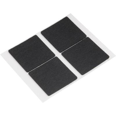 Feltro Autoadesivo Quadrado 50mm Com 4 Peças Vonder
