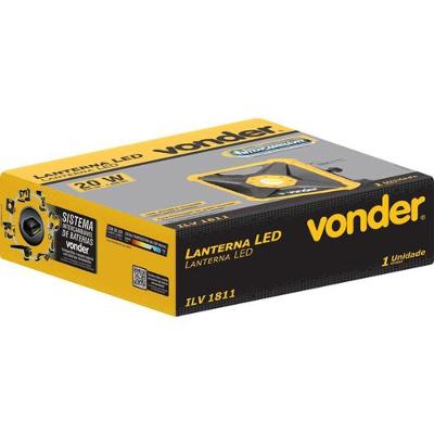 Lanterna Led 18V Ilv1811 Sem Bateria Sem Carregador - Vonder