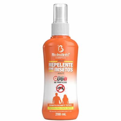 Spray Repelente De Insetos Adulto Bio Instinto 200 Ml &ndash; Prote&ccedil;&atilde;o At&eacute; 6h Contra Mosquitos