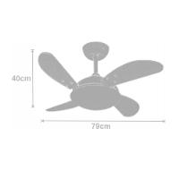 Ventilador De Teto Air Lil Branco 220V - 2