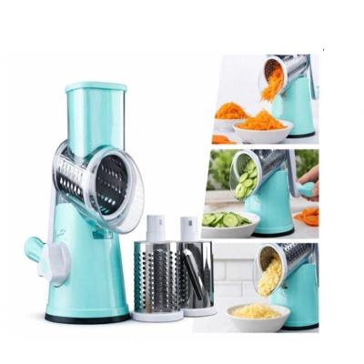 Processador Manual de Legumes com 3 Lâminas em Plástico Abs Pp e Aço Inoxidável com Manivela Yeet