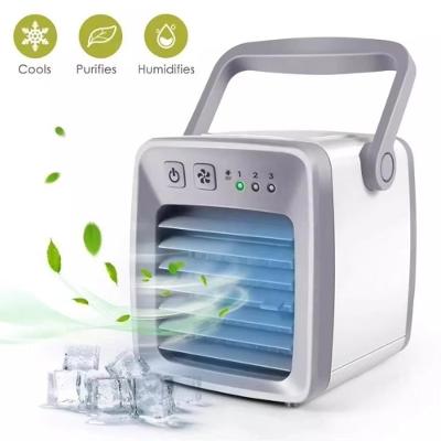 Ar Condicionado Portatil Refrigerador De Ar Nano Filtros 3 Em 1 Mini Ventilador Purificador Usb Bivolt