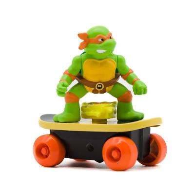 Veículo à Corda Tartarugas Ninja Switch Kick Skaters - Michelangelo