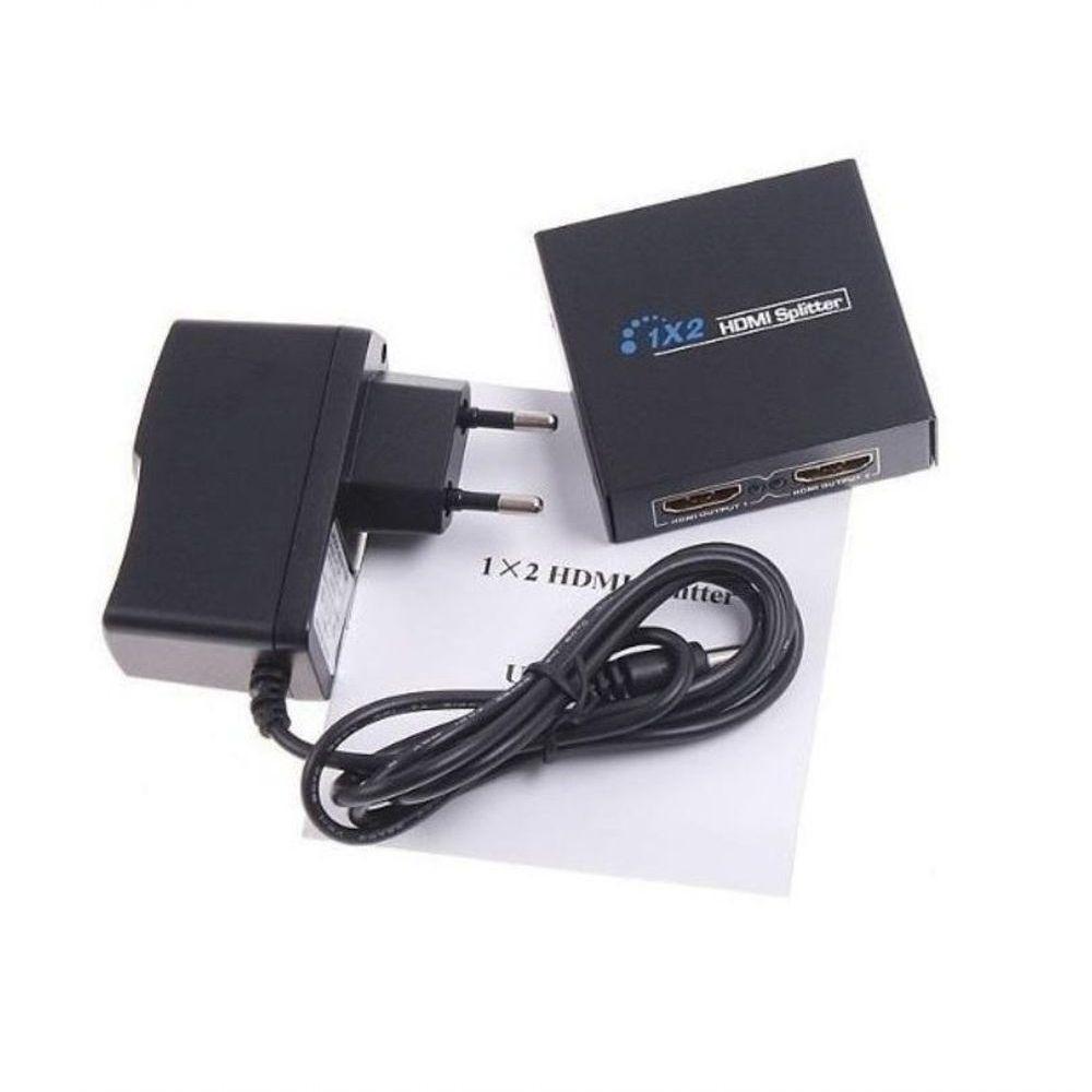 Adaptador Hdmi 1.4 Splitter Duplicador 2x1 Tv Monitor FullHd - 2