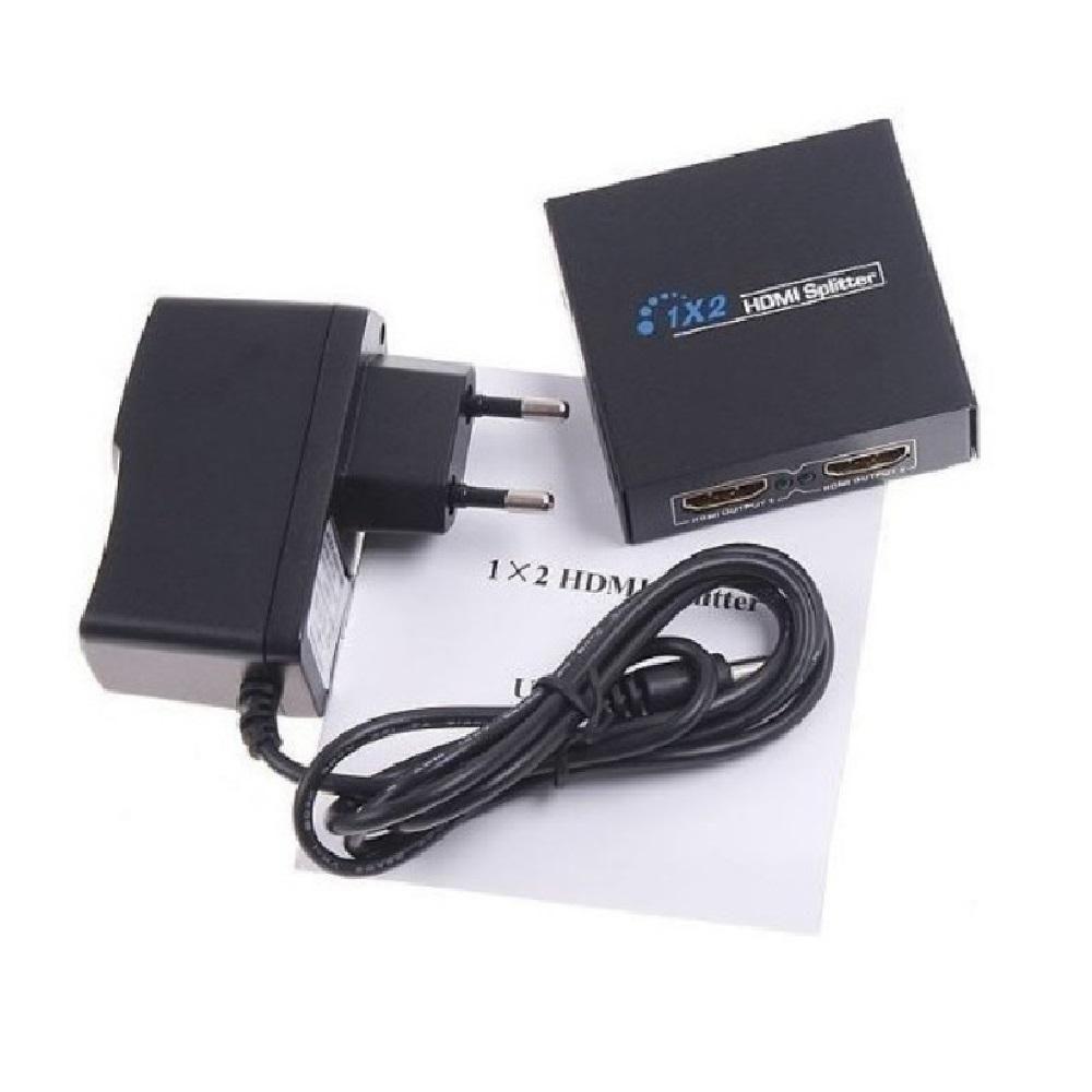 Adaptador Hdmi 1.4 Splitter Duplicador 2x1 Para Tv Full Hd - 2