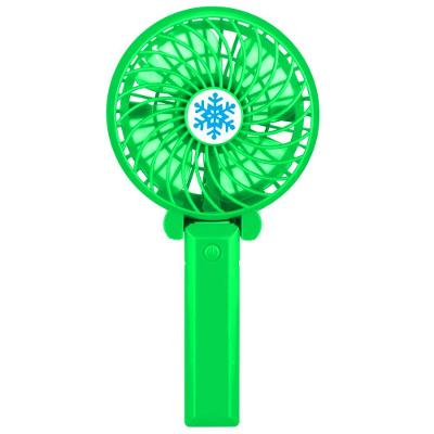 Mini Ventilador de Mesa e Mão Portátil com Suporte Usb Verde