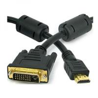 Cabo Conversor Hdmi Macho para Dvi I Macho com Filtro - 1.8 Mts - 3