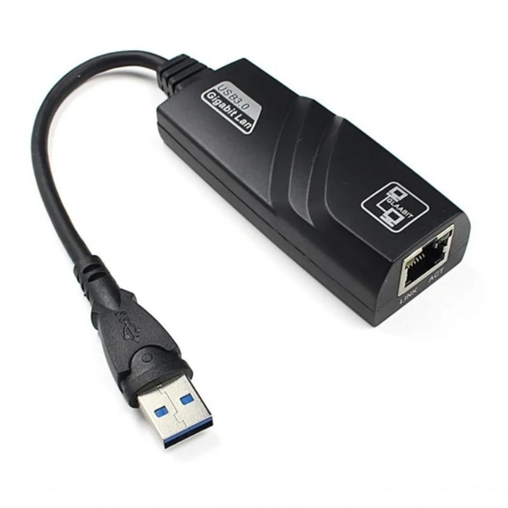 Cabo Adaptador Usb 3.0 Para Gigabit Ethernet Rj45 (10/100/1000) Mbps - 1