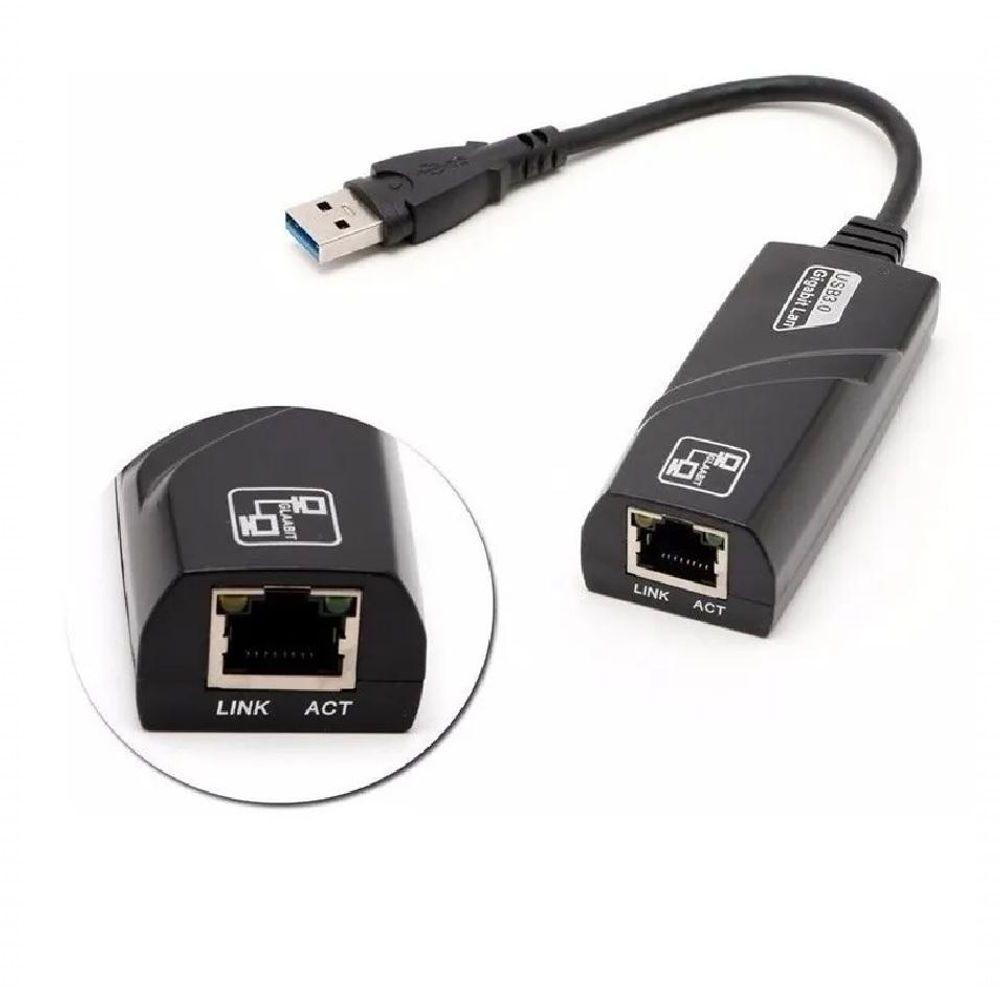 Cabo Adaptador Usb 3.0 Para Gigabit Ethernet Rj45 (10/100/1000) Mbps - 3