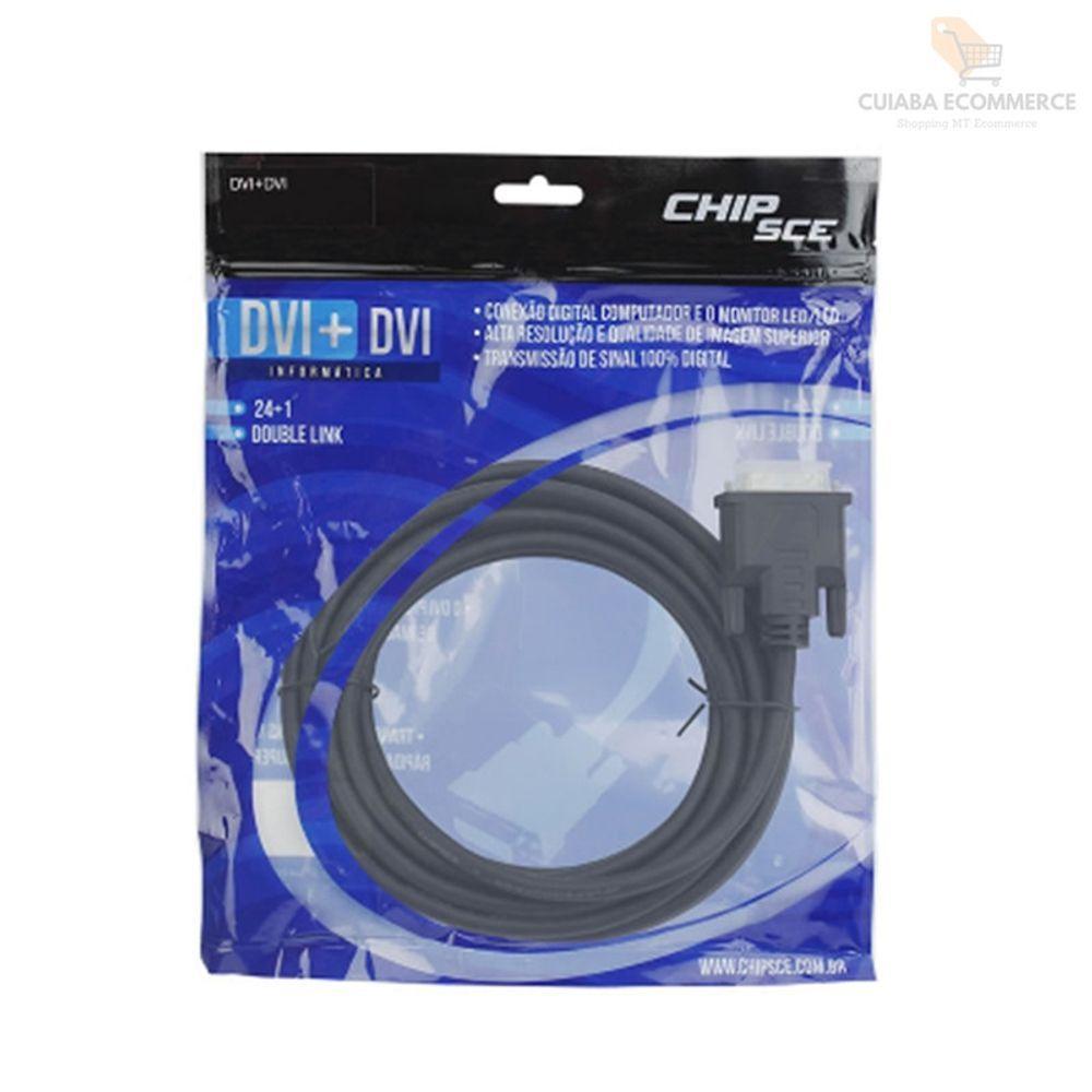 Cabo Dvi Macho Para Dvi Macho 5 Metros Dual Adaptador Devei - 2