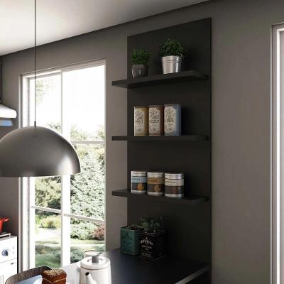 Painel Para Cozinha Com 3 Prateleiras Suprema Luciane Móveis