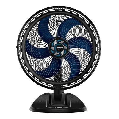 Ventilador de Mesa Arno 50cm 6 Pás Preto com Azul VB50 Xtreme Force Breezer 110V