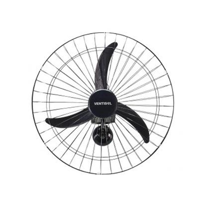 Ventilador de Parede Oscilante Ventisol 200W 60cm 3 Velocidades Preto Bivolt