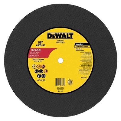 Disco De Corte, 355 Mm X 3,2 Mm X 25,40 Mm, Para Aço E Inox, High Performance, Dw80144 Dewalt Ostenvonder