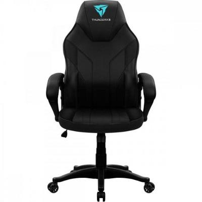 Cadeira Gamer EC1 em Poliuretano com Tecnologia Air Tech e Mecanismo de Balanço Preto