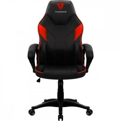 Cadeira Gamer EC1 Thunderx3 em Poliuretano com Tecnologia Air Tech e Balanço Relaxante Vermelho