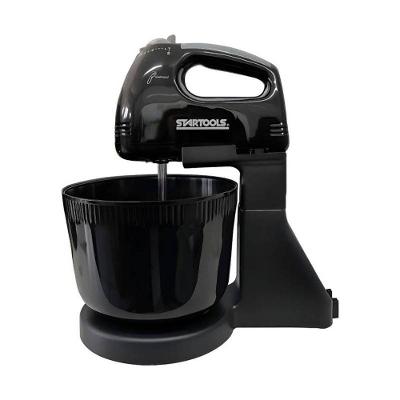 Batedeira Planetária Elétrica Preta 2L 250W 7 Velocidades para Uso Doméstico Diário 110V