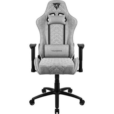 Cadeira Gamer TGC12 Loft Thunderx3 com Revestimento em Tecido e Função Balanço Cinza