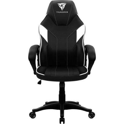Cadeira Gamer EC1 Thunderx3 em Poliuretano com Tecnologia Air Tech e Balanço Ergonômico Branco