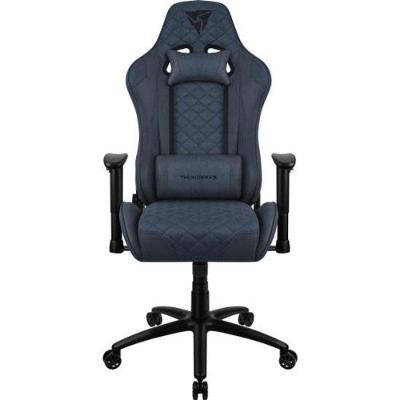 Cadeira Gamer TGC12 Loft com Revestimento em Tecido e Encosto Reclinável Confortável Azul