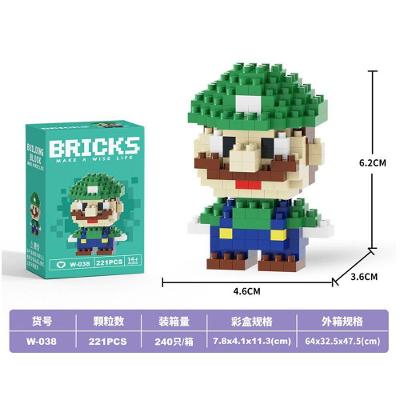 Blocos de Construção 2601 de Plástico Compatível com Estatuetas de Desenhos Animados